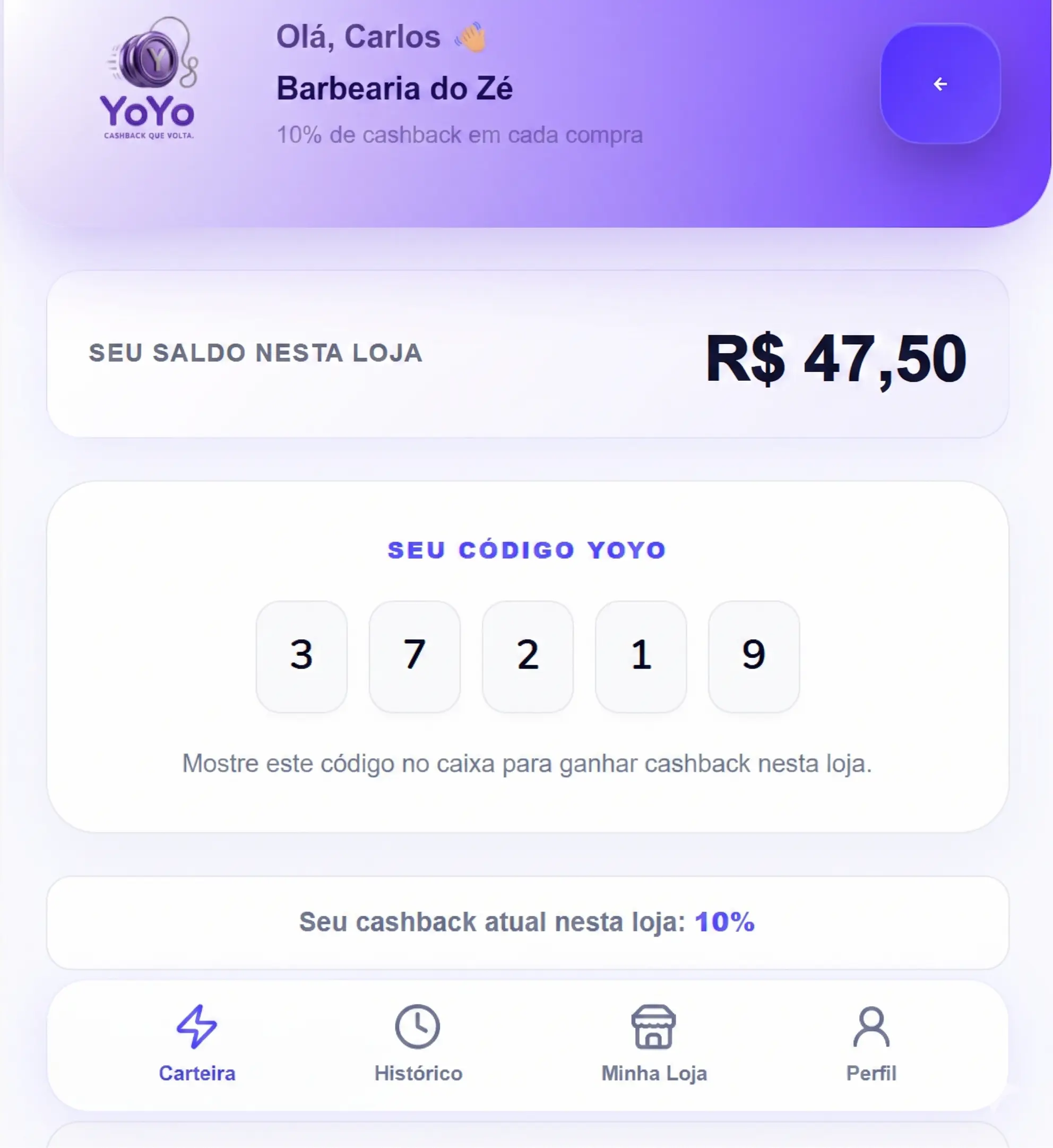 App do cliente YoYo